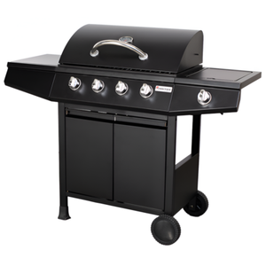 Grill gazowy 4 + 1 palnikowy MG661 9,3 kW czarny Floraland