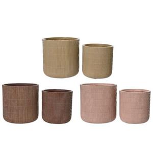 Zestaw 2 osłonek clayfibre śr. 30 cm mix 3 kolorów