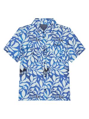 Guess Koszula L6GH01 WFBT0 Niebieski Relaxed Fit