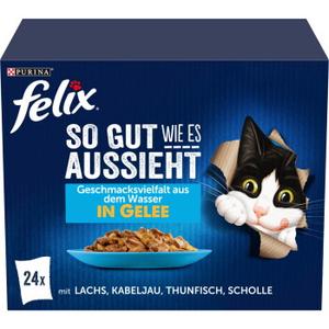 Felix So gut wie es aussieht 24 x 85 g Różnorodność smaków z wody