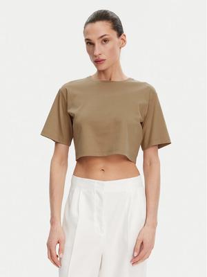 Max Mara Leisure T-Shirt 2516941098650 Brązowy Regular Fit