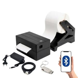 Drukarka Etykiet Kurierskich Termiczna BLUETOOTH 100x150 InPost + Etykiety