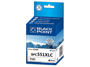 Tusz BLACK POINT BPC551XLC Zamiennik Canon CLI-551CXL