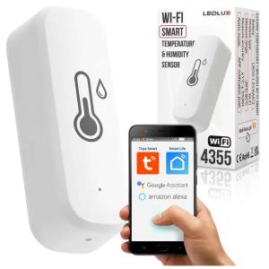 TERMOMETR HIGROMETR CZUJNIK TEMPERATURY I WILGOTNOŚCI APLIKACJA WIFI SMART