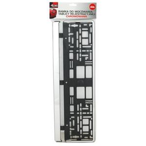 Ramka tablicy rejestracyjnej CHROM PREMIUM 4car