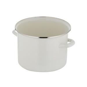 Garnek emaliowany prosty gładki bez pokrywki 22 cm 5,2 l