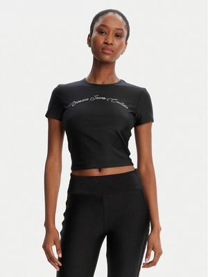 Versace Jeans Couture T-Shirt 79HAH6A2 N0008 Czarny Slim Fit
