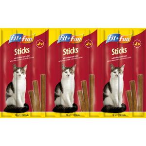 FIT+FUN Sticks 25x10 sztuk Drób i wątróbka