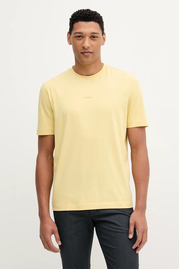 BOSS Orange T-shirt męski z bawełny TChup