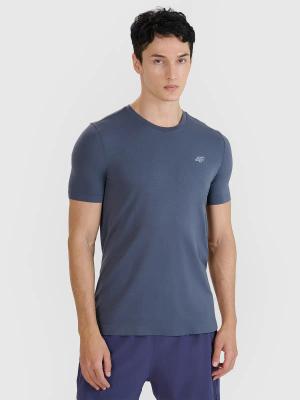 4F koszulka do biegania t-shirt męski 4FWSS25TFTSM1262 szary (S/M)