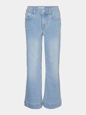 Vero Moda Girl Jeansy Daisy 10302632 Niebieski Wide Leg