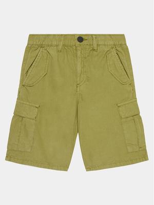 Guess Szorty materiałowe L4GD23 WBHQ0 Zielony Regular Fit