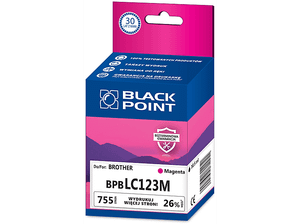 Tusz BLACK POINT BPBLC123M Zamiennik Brother LC123M