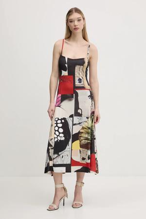 Desigual sukienka NEWSPAPER COLL