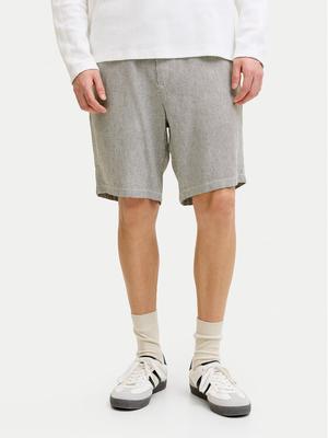 Jack & Jones Szorty materiałowe Ace Mykonos 12269376 Écru Regular Fit