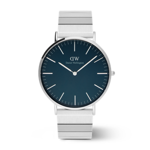 Daniel Wellington DW Watch Classic Piano Link Arctic Silver 40mm