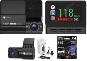 Wideorejestrator Navitel RS984 Dual GPS 4K WiFi SONY 64GB Smartbox