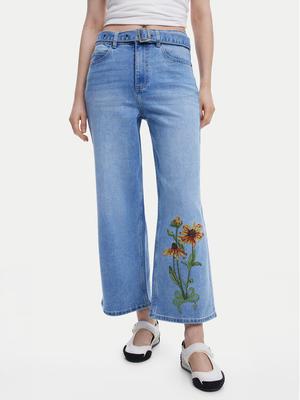 Desigual Jeansy Ohio 25SWDD14 Niebieski Straight Fit