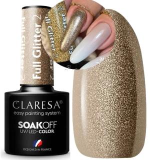 CLARESA LAKIER HYBRYDOWY FULL GLITTER 2