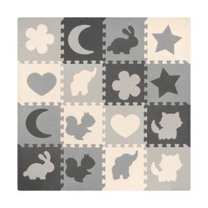 Mata edukacyjna dla niemowląt piankowa puzzle 150 x 150 cm z ramką Rebel