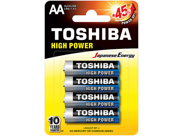 Baterie TOSHIBA High Power AA 4 szt.