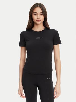 Guess T-Shirt V5RI10 KCD02 Czarny Regular Fit