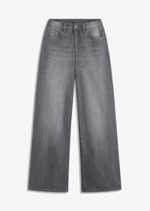 Jeansy wide leg, high waist