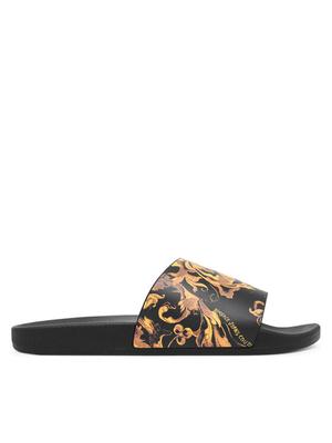 Versace Jeans Couture Klapki 79YA3SQ4 ZS365 G89 Czarny