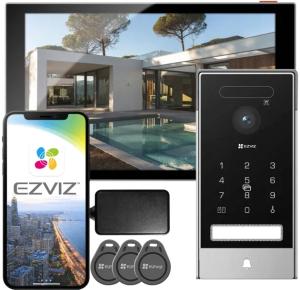 WIDEODOMOFON EZVIZ HP7 PRO 2-ŻYŁOWY WIFI KLAWIATURA CZYTNIK APLIKACJA