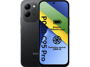 Smartfon POCO C95 Pro 4G (LTE) 8 GB/ 256 GB Czarny