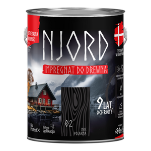 Impregnat do drewna noc polarna 5 l Njord 