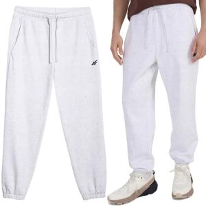 Spodnie Dresowe Męskie 4F Joggery Sportowe Dresy Bawełniane M1140-27M-XL