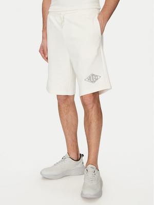 HUGO Szorty sportowe Damtus 50534953 Écru Relaxed Fit