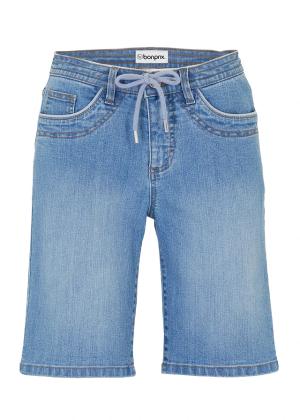 Bermudy dżinsowe Slim Fit mid waist