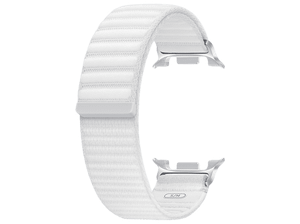 Pasek do smartwatcha SAMSUNG Fabric Band Galaxy Watch8/Watch8 Classic ET-SVL32SWEGEU (S/M) Biały