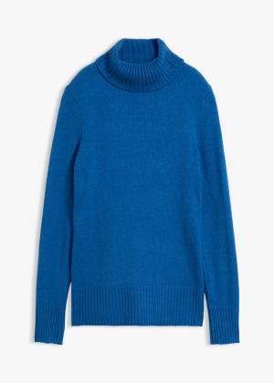 Sweter basic z golfem