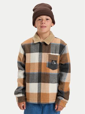 Quiksilver Kurtka przejściowa Harrington EQBJK03346 Beżowy Regular Fit