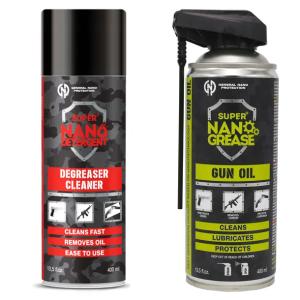 Olej do Broni Smar Konserwujący 400ml + Odtłuszczacz do broni 400ml ZESTAW