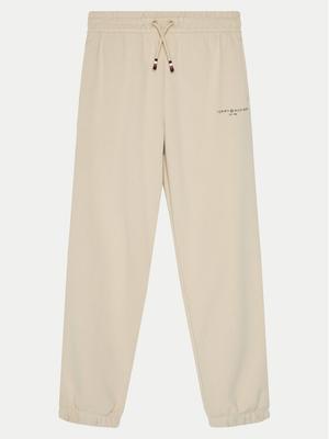 Tommy Hilfiger Spodnie dresowe KS0KS00596 Beżowy Regular Fit