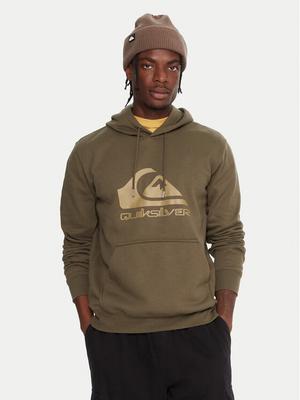 Quiksilver Bluza Comp Logo EQYFT05053 Zielony Regular Fit