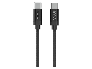 Kabel HAMA USB-C – 100W 1.5 m Czarny