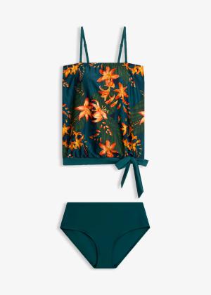 Tankini oversize z odpinanymi ramiączkami (zestaw 2-cz.)