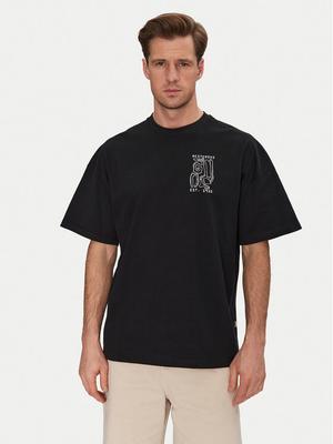 Resteröds T-Shirt Dev 20251 2055 Czarny Regular Fit
