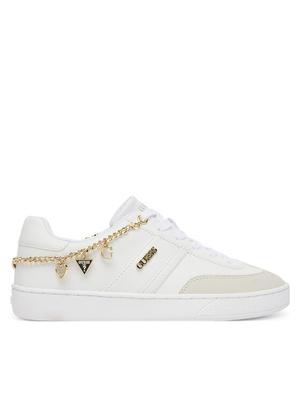 Guess Sneakersy FLTNAO LEA12 Biały