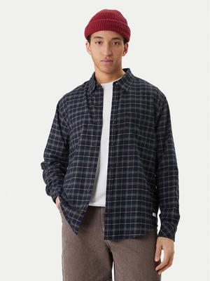 Element Koszula Button Down Regular Flannel ELYWT00183 Granatowy Regular Fit