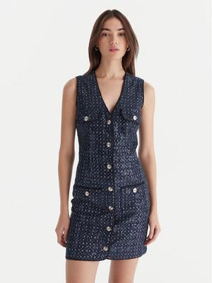 Guess Sukienka codzienna W5BK41 D0771 Granatowy Regular Fit