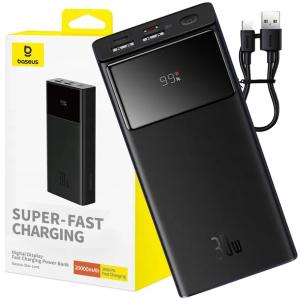 BASEUS POWER BANK 20000 mAh 30W Z SZYBKIM ŁADOWANIEM USB-A USB-C STAR LORD