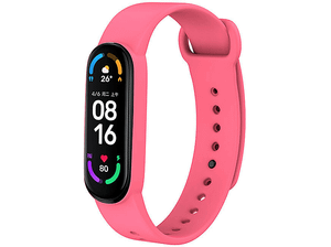 Opaska YUNMI do Xiaomi Mi Band 6/Mi 5 Różowy