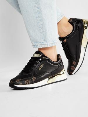 Guess Sneakersy Moxea FL5MOX FAL12 Czarny