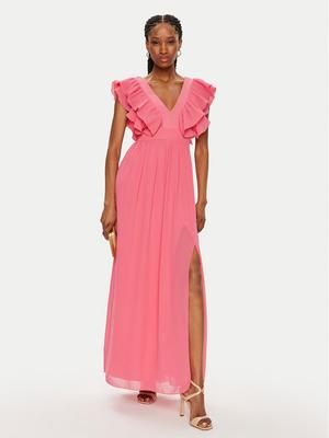 Rinascimento Sukienka koktajlowa CFC0119287003 Różowy Regular Fit